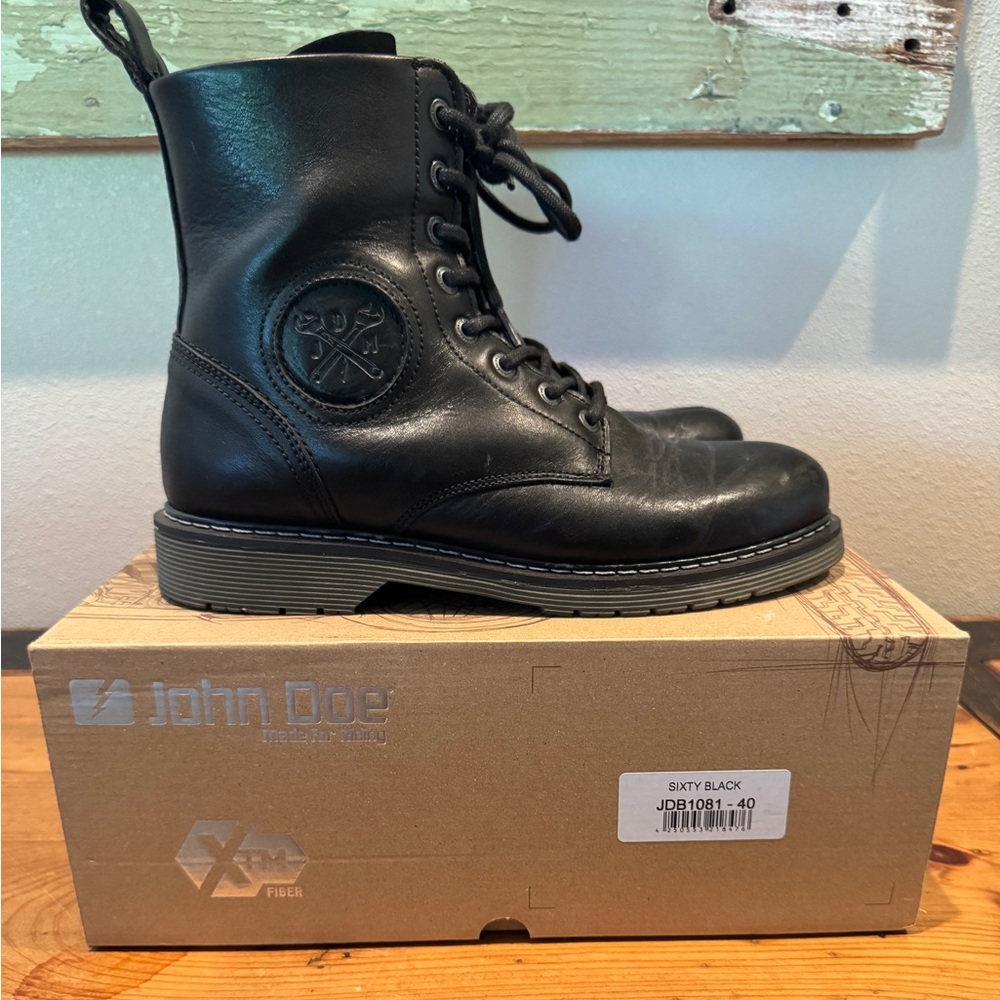 John Doe Motorcycle Boots – Sixty Black XTM – EU 41 (Women’s 8)